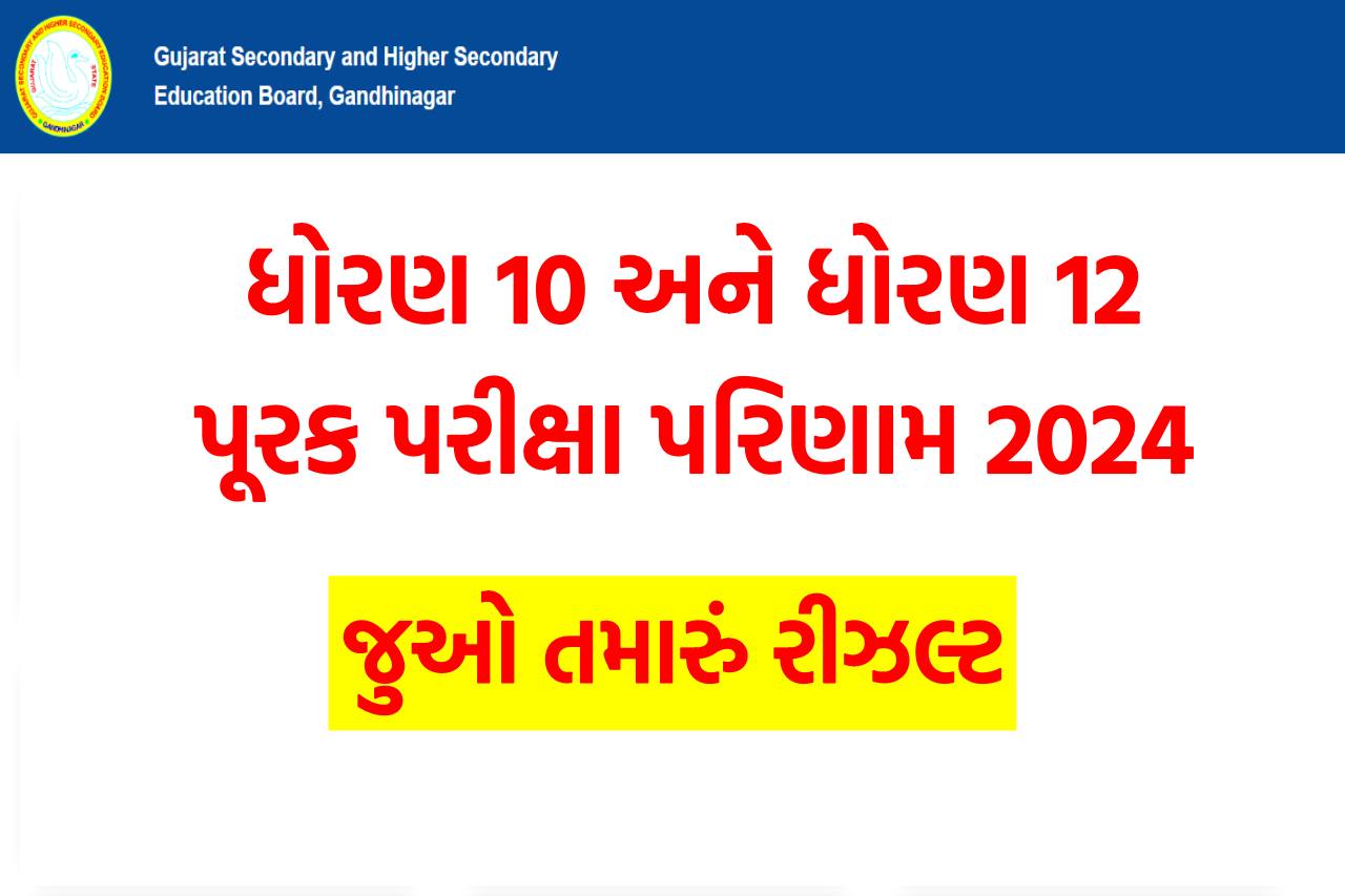 GSEB Purak Pariksha Result 2024